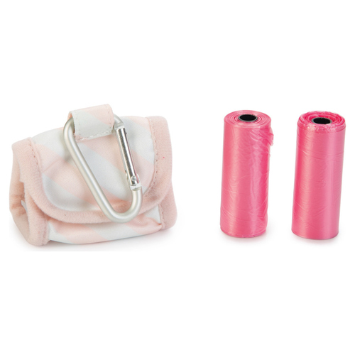 Beeztees Puppy Kottütenspender mit Tasche rosa