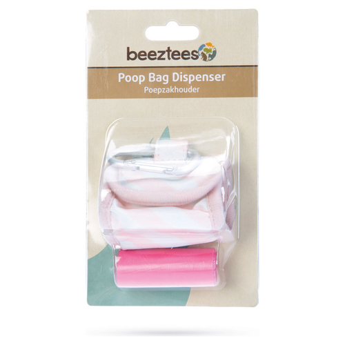 weitere Abbildung Beeztees Puppy Kotttenspender mit Tasche rosa