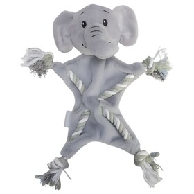 Beeztees Puppy Kuscheltier mit Seil Elefant