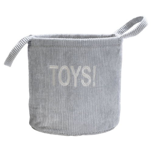 Beeztees Puppy Spielzeugkorb Suus grau