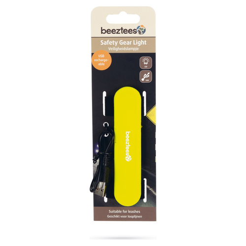 weitere Abbildung Beeztees Sicherheitslicht Safety Gear USB gelb