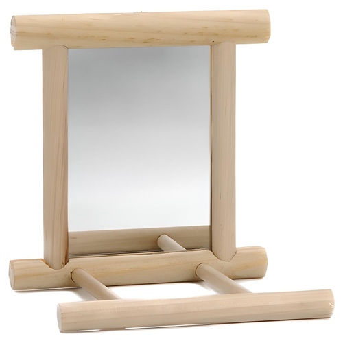 Beeztees Spiegel mit Landeplatz Holz