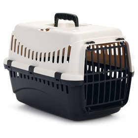 Abbildung Beeztees Transportbox Gypsy creme/anthrazit fr Hunde