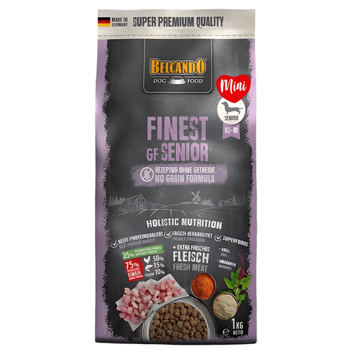 Belcando Finest GF Senior 1kg - Getreidefreies Trockenfutter