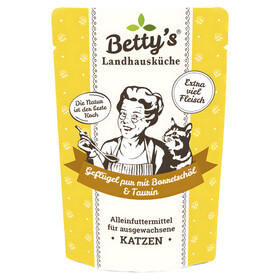 Abbildung Bettys Landhauskche Geflgel pur mit Borretschl & Taurin 100 g - 12 Stck