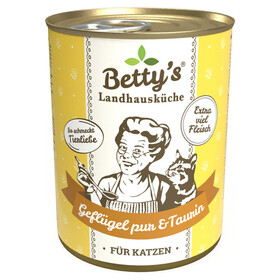 Abbildung Bettys Landhauskche Geflgel pur & Taurin 400 g - 6 Stck