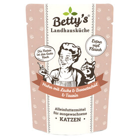 Abbildung Bettys Landhauskche Huhn mit Lachs & Borretschl & Taurin 100 g - 12 Stck