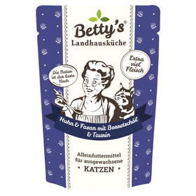 Abbildung Bettys Landhauskche Huhn & Fasan mit Borretschl & Taurin 100 g - 12 Stck