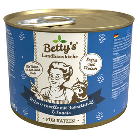 Abbildung Bettys Landhauskche Huhn & Forelle 200 g - 6 Stck