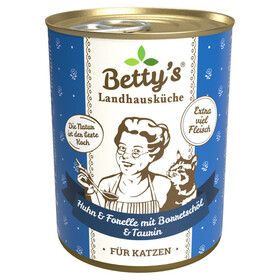 Abbildung Bettys Landhauskche Huhn & Forelle 400 g - 6 Stck