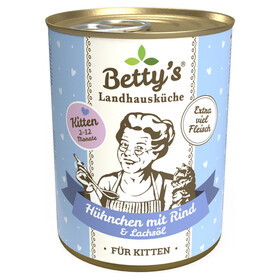 Abbildung Bettys Landhauskche Kitten Hhnchen mit Rind 400 g - 6 Stck