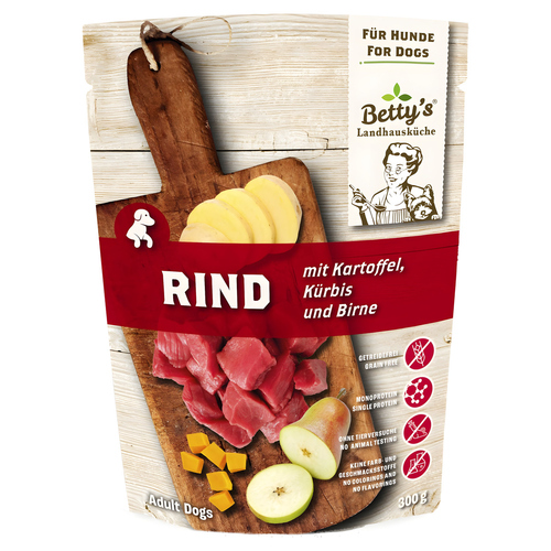 Bettys Landhausküche Rind mit Kartoffel 300 g - 10 Stück