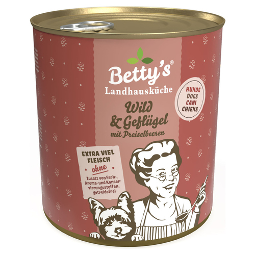 Bettys Landhausküche Wild & Geflügel mit Preiselbeeren 800 g
