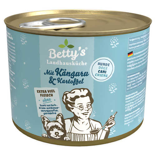 Bettys Landhausküche mit Känguru & Kartoffel 200 g - 6 Stück