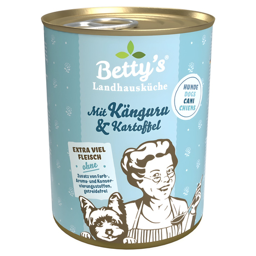 Bettys Landhausküche mit Känguru & Kartoffel 400 g - 6 Stück