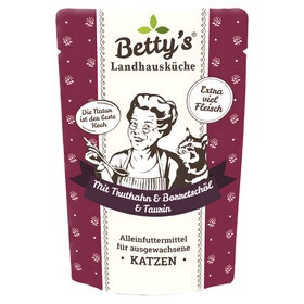 Abbildung Bettys Landhauskche mit Truthahn & Borretschl & Taurin 100 g - 12 Stck