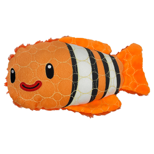 Bite Force Hundespielzeug Tough Plush Fish