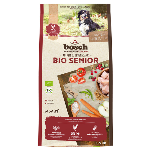 Bosch Bio Senior Hühnchen & Preiselbeeren 1 kg