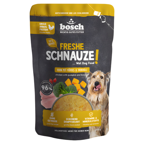 Bosch Freshe Schnauze Huhn + Kürbis + Brokkoli 250 g