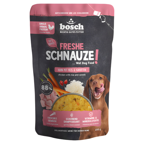 Bosch Freshe Schnauze Huhn + Reis + Karotte 250 g