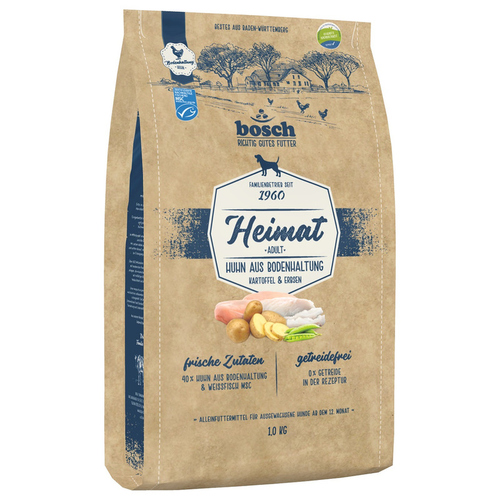 Bosch Heimat Adult mit Huhn aus Bodenhaltung, Kartoffeln & Erbsen 1 kg