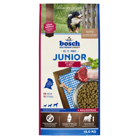 Abbildung Bosch Junior mit Lamm & Reis 15 kg