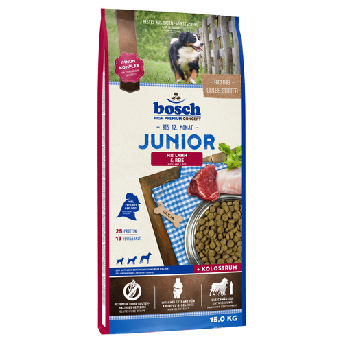 weitere Abbildung Bosch Junior mit Lamm & Reis 15 kg