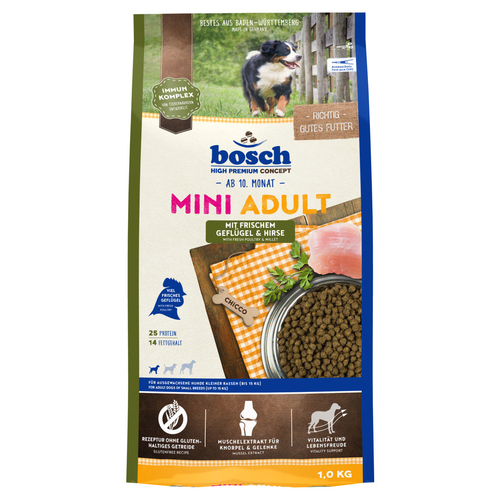 Bosch Mini Adult mit Geflügel & Hirse 1 kg