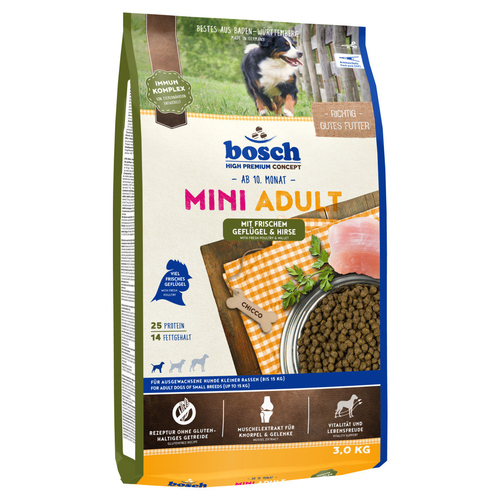 weitere Abbildung Bosch Mini Adult mit Geflgel & Hirse 3 kg