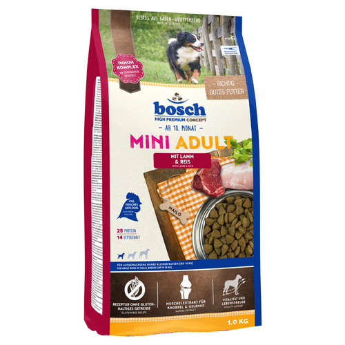 weitere Abbildung Bosch Mini Adult mit Lamm & Reis 1 kg