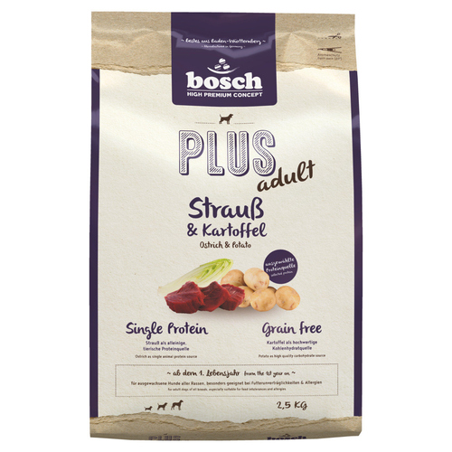 Bosch PLUS mit Strauß & Kartoffeln 2,5 kg