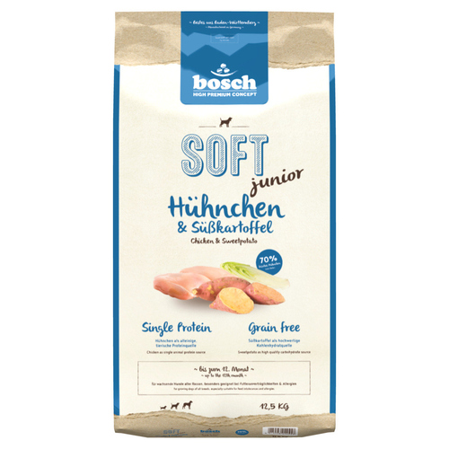 Bosch SOFT Junior mit Hühnchen & Süßkartoffel 12,5 kg