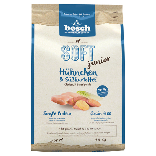 Bosch SOFT Junior mit Hühnchen & Süßkartoffel 2,5 kg