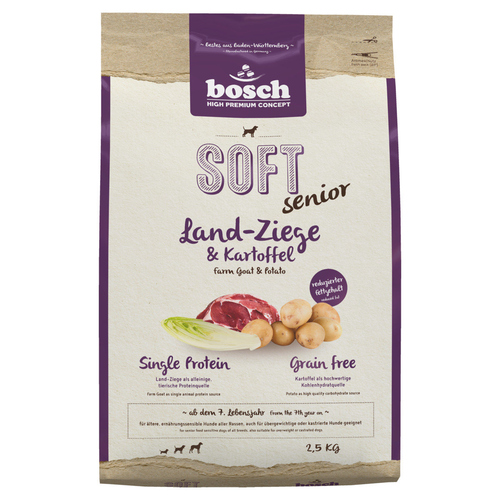 Bosch SOFT Senior mit Ziege & Kartoffeln 2,5 kg