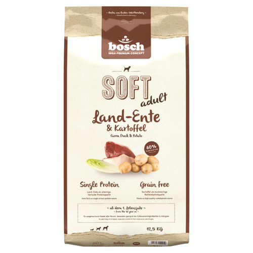 Bosch SOFT mit Land-Ente & Kartoffeln 12,5 kg