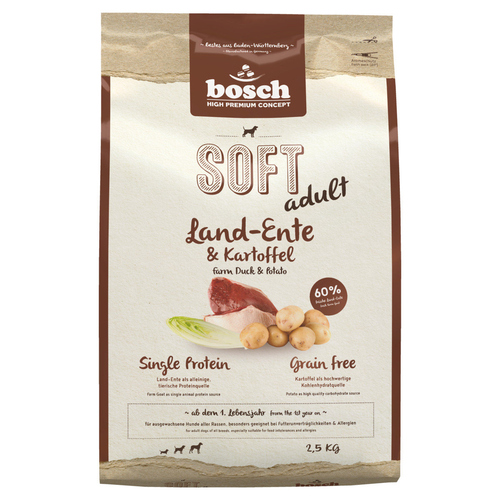 Bosch SOFT mit Land-Ente & Kartoffeln 2,5 kg