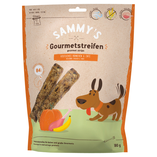 Bosch Sammys Gourmetstreifen Hühnchen & Ente 180 g - 6 Stück