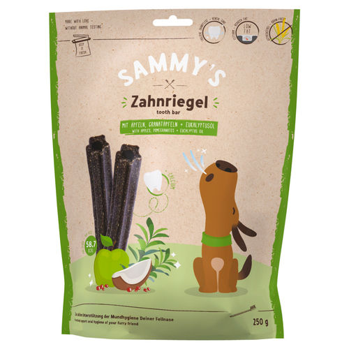 Bosch Sammys Zahnriegel 250 g - 6 Stück