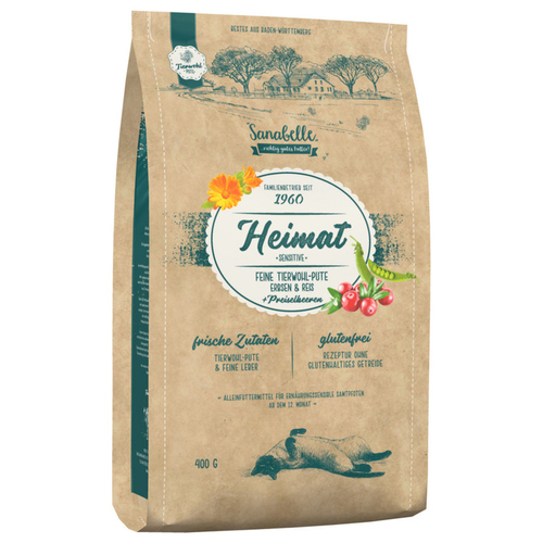 Bosch Sanabelle Heimat Adult feine Tierwohl-Pute mit Erbsen & Reis 400 g
