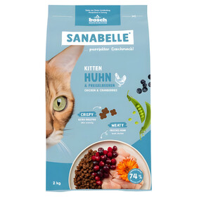 Abbildung Bosch Sanabelle Kitten Huhn 2 kg