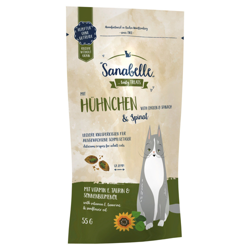weitere Abbildung Bosch Sanabelle Knusperkissen Huhn & Spinat 55 g