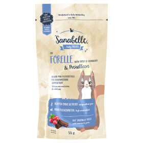 Abbildung Bosch Sanabelle Snack mit Forelle & Preiselbeere 55 g