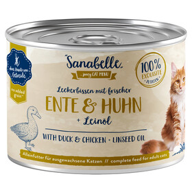 Abbildung Bosch Sanabelle mit Ente & Huhn 195 g - 6 Stck