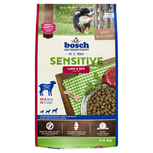 Bosch Sensitive mit Lamm & Reis 3 kg