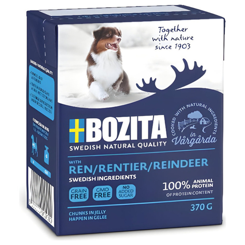 Bozita Naturals Happen in Gelee mit Rentier 370 g - 6 Stück