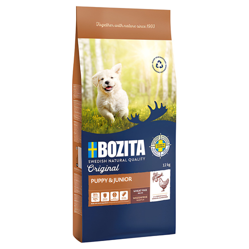 Bozita Original Puppy & Junior weizenfrei 12 kg