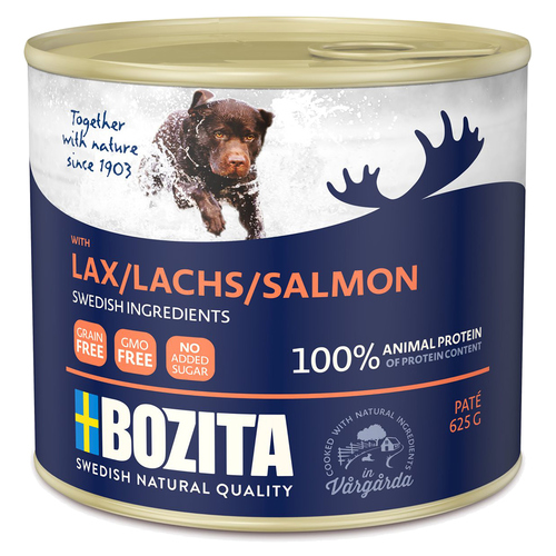 Bozita Paté mit Lachs 625 g - 6 Stück