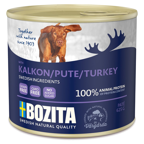 Bozita Paté mit Pute 625 g - 6 Stück