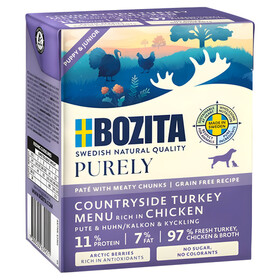 Abbildung Bozita Purely Puppy & Junior Pat mit Pute 370 g - 6 Stck