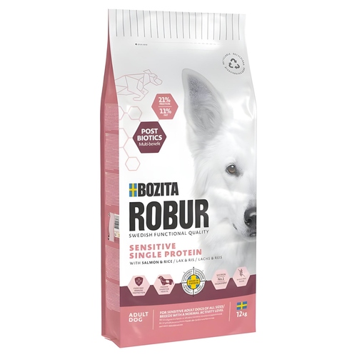 Bozita Robur Adult Sensitive Single Protein Lachs 12 kg
